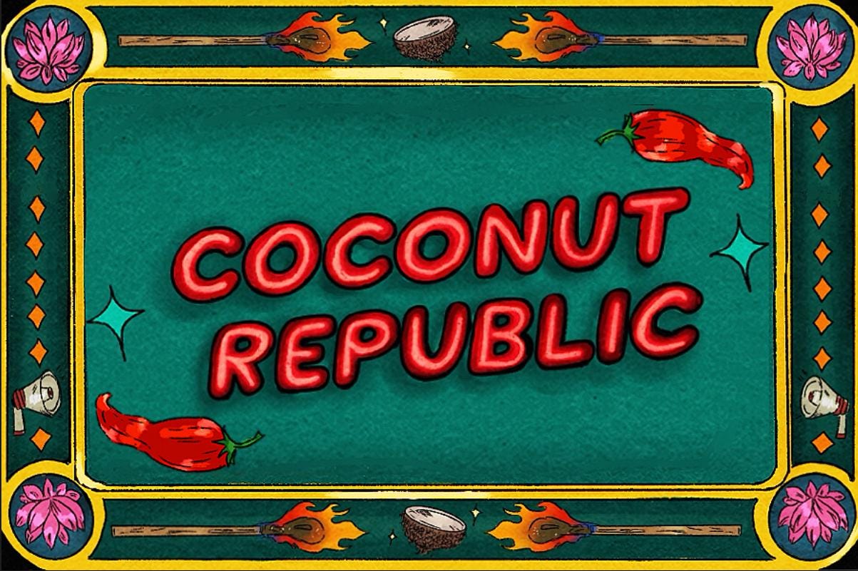 Coconut Republic Sticker
