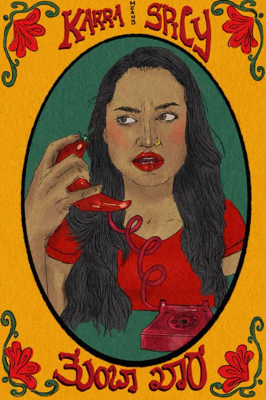 Karra Means Spicy Chili Phone Sticker