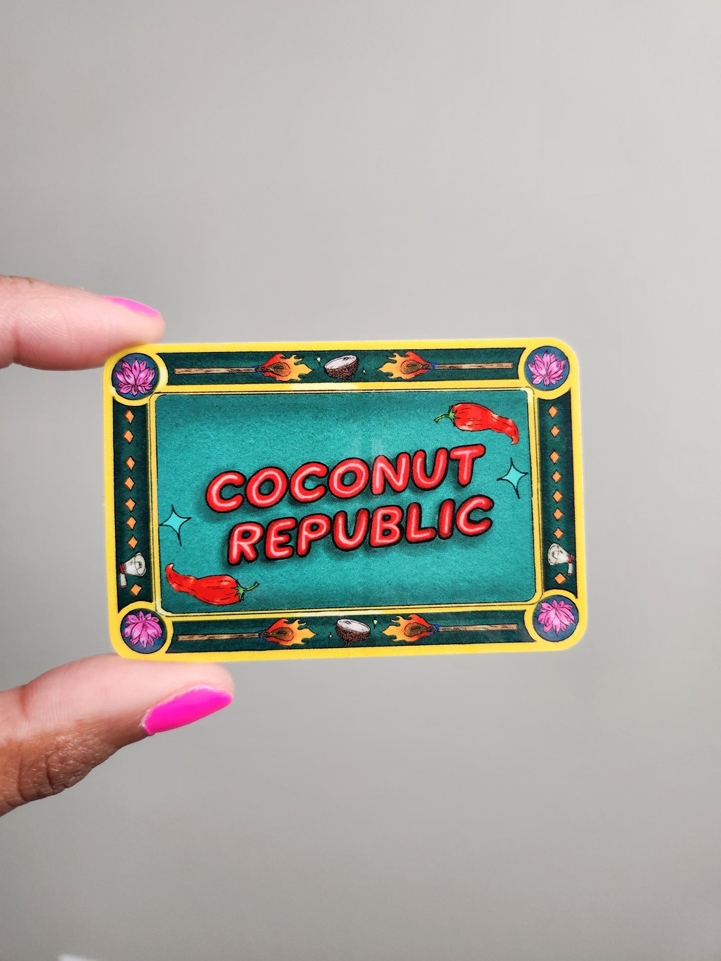 Coconut Republic Sticker